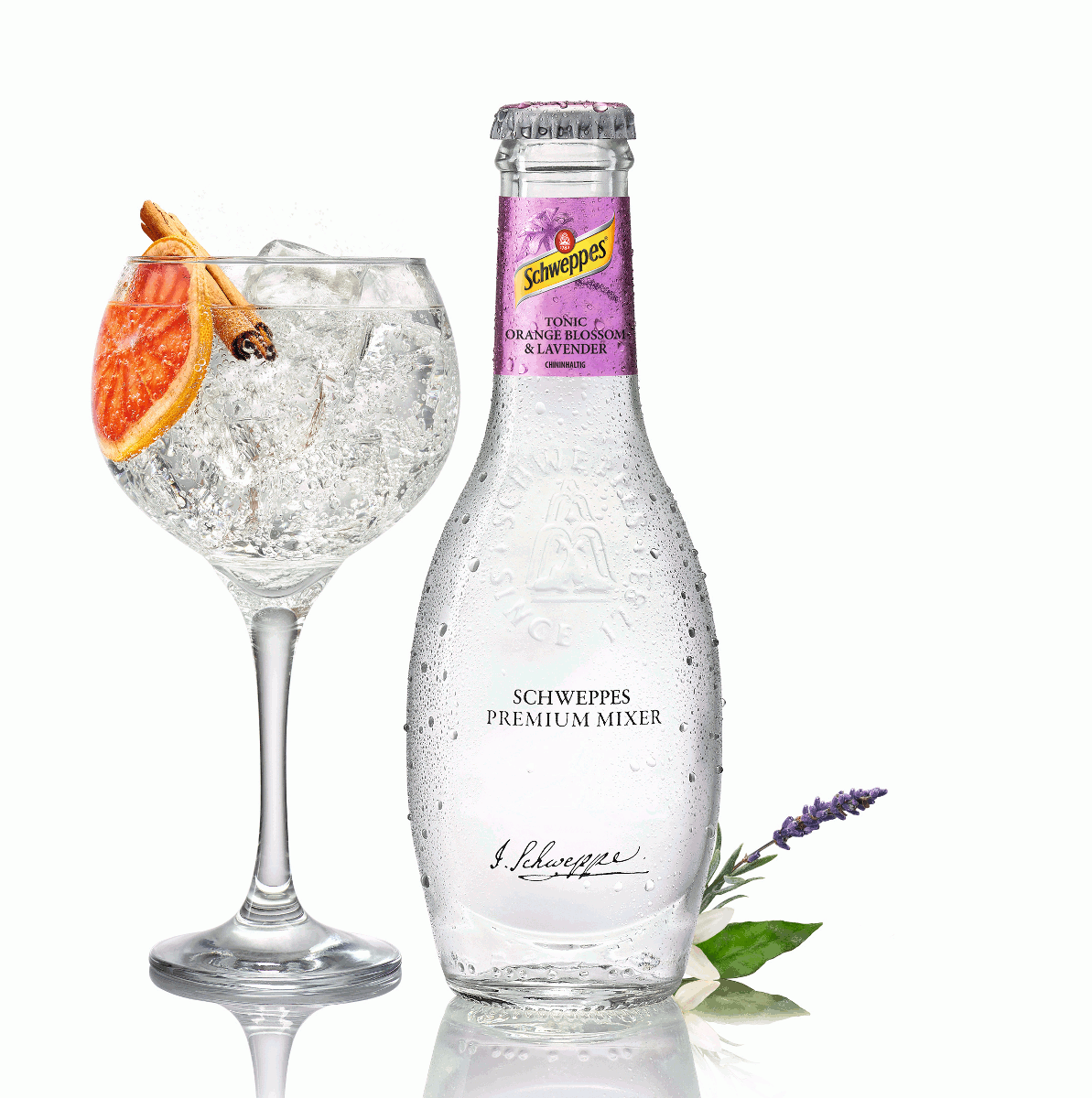 Schweppes Premium Tonic Orange Blossom & Lavender GIN IN A BOTTLE